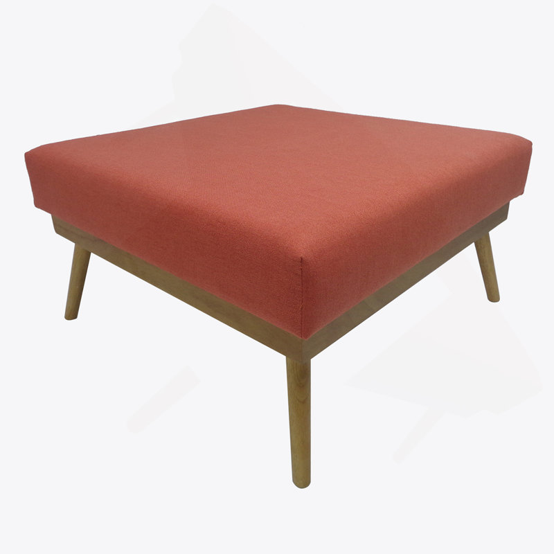 Rectangle Upholstered Fabric Ottoman