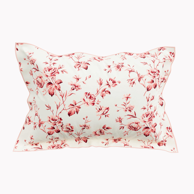 Garden Rose Percale Floral Duvet Cover Set with Pillowcases, UK Kingsize