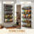5-Tiers Wall Mount Storage Rock Organizer for Pantry or Cabinets, Kitchen Organization and Storage