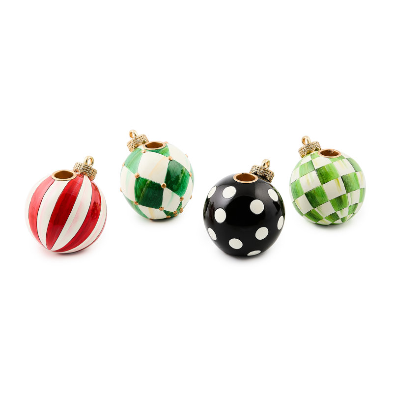 Check It Out Ornament Candle Holders