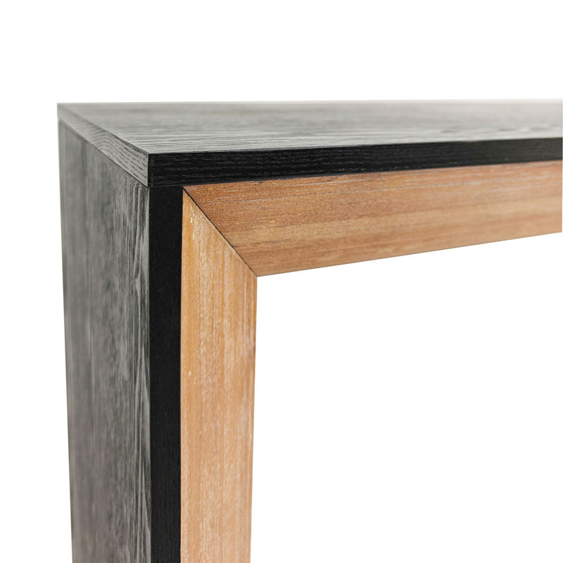 Black Wood Console Table