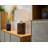 Lampe de table en bois massif Millerville