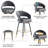 Roellig Swivel Upholstered Bar Stool with Metal Frame-1474040079