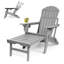 Chaise Adirondack avec repose-pieds Azur-1198052676