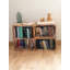 4 Pair Stackable Solid Wood Shoe Rack