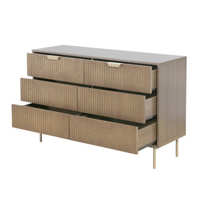 Devon 120 cm W Chest of 6 Drawers