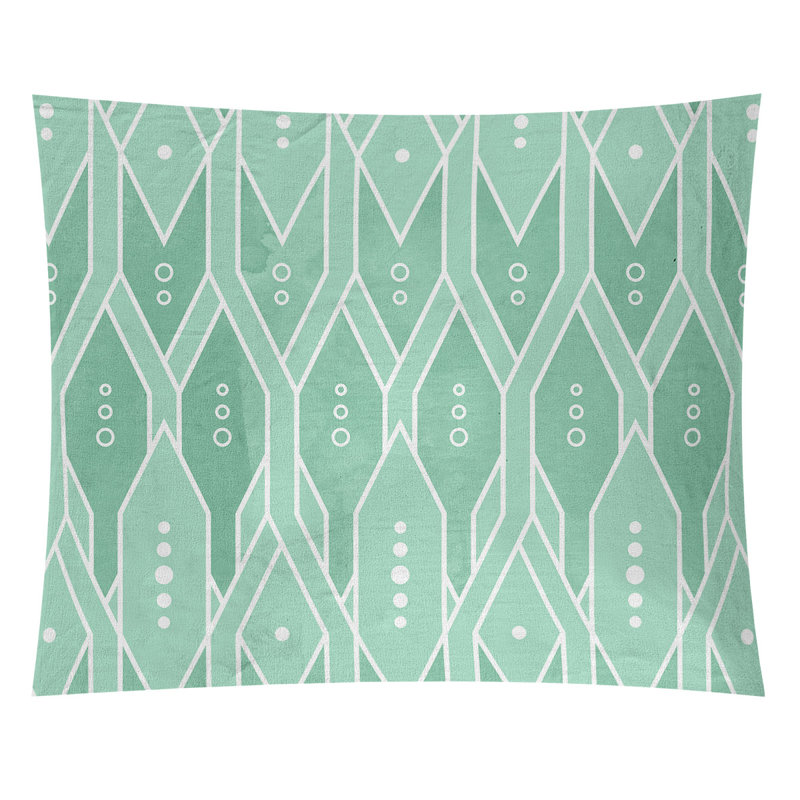 Polyester Tapestry, 88" H x 104" W, Green