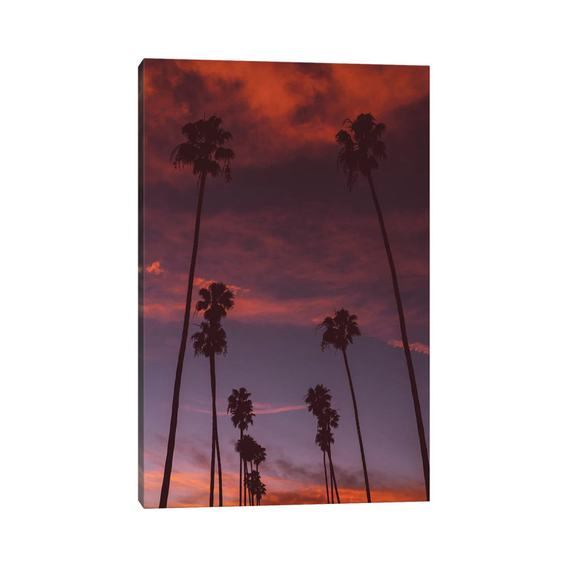 LA Sunset III 1 Piece Wall Art on Canvas, 45.72cm H x 30.48cm W x 1.91cm D, Wrapped Canvas