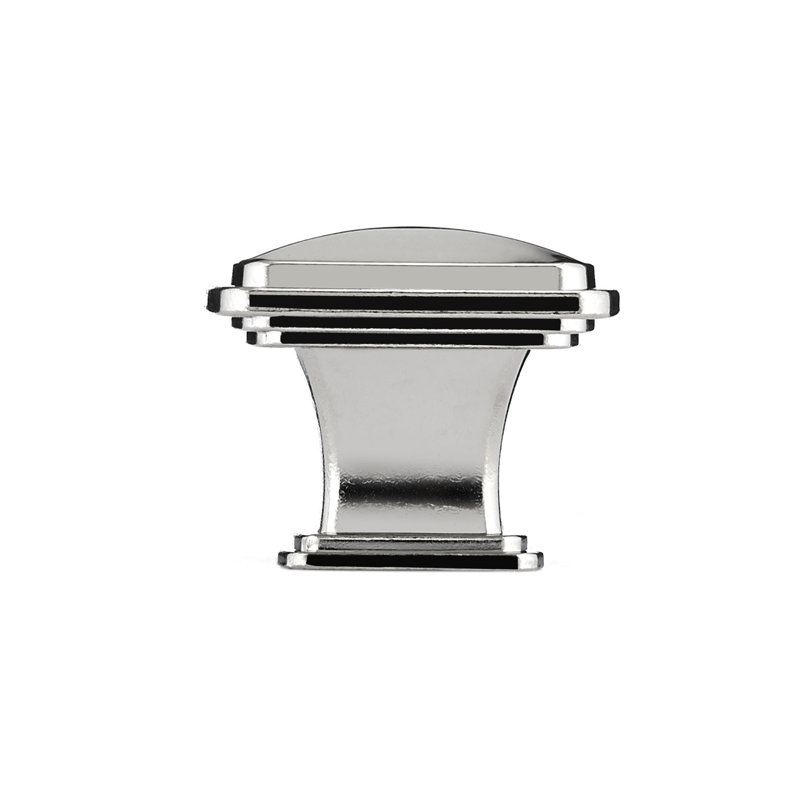 Poignée carrée surdimensionnée de 1 11/16 po Expression 1, H 1,2 po x l 1,2 po x P 1,2 po, Nickel poli