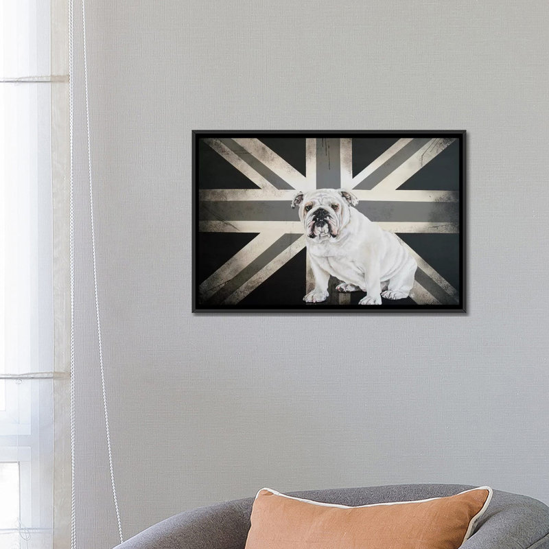 « best of british », reproduction de photo sur toile tendue Victoria Coleman, H 18 po x l 26 po x P 1,5 po, Pas de tapis