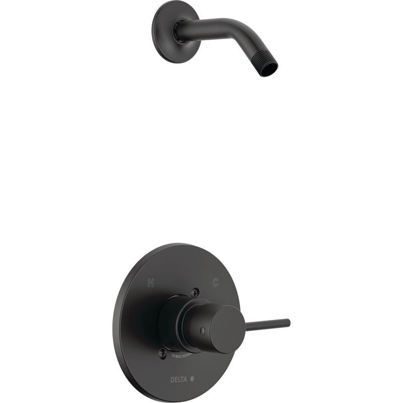 Angular Complete Shower System, Black