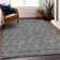 Premium Machine Washable Prisco Gray Rug