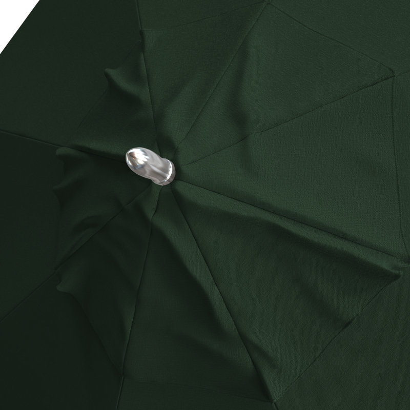 Parasol de marché 7 pi 6 po Dougall, Toile Sunbrella® vert forêt