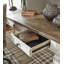 Heraldas L-Shaped Computer Desk with Power Outlet