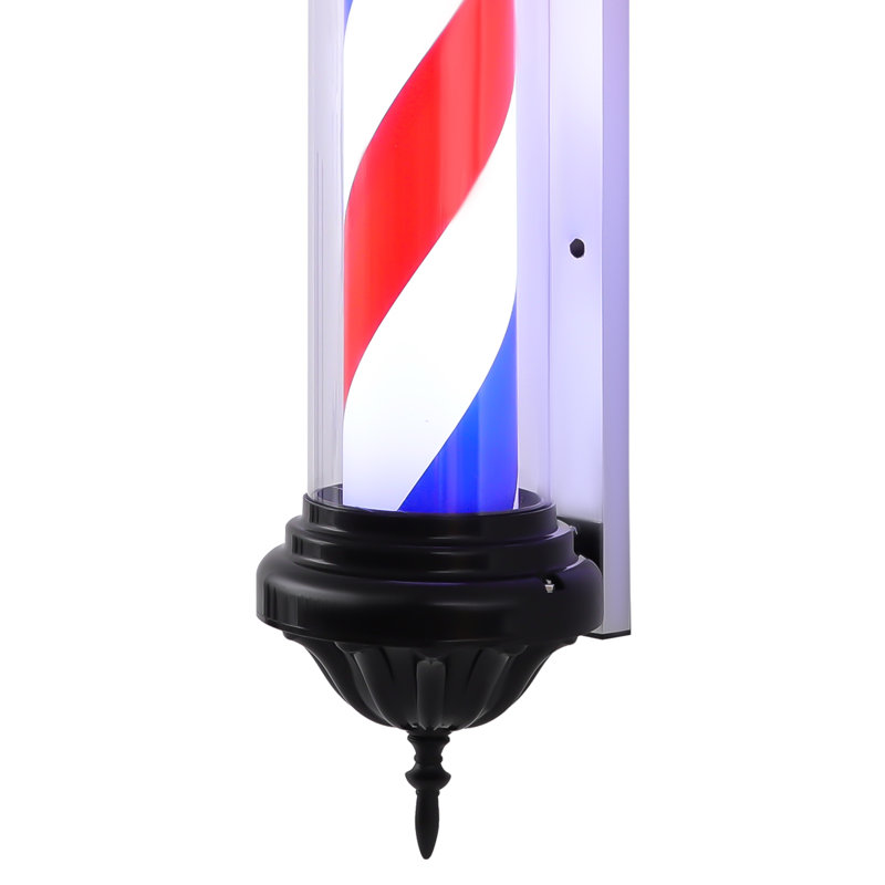 40" Rotating Barber LED Light