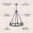 Batuhan Candle Style Wagon Wheel Chandelier-18800038