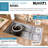 Ruvati 28-inch Undermount 16 Gauge Stainless Steel Kitchen Sink Rounded Corners Single Bowl