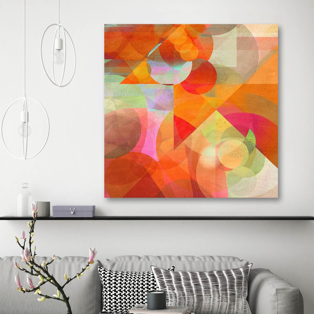 Wandbild Geometric Dusk von Kaj Rama