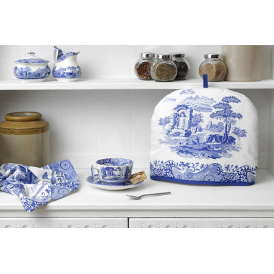 Classic Blue Italian - Tea Towel