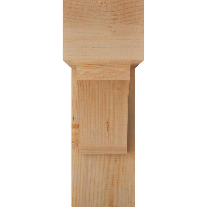 Imperial Block Bracket w/ Offset Brace, 22 x 22, 7 1/2"W Douglas Fir (Smooth)