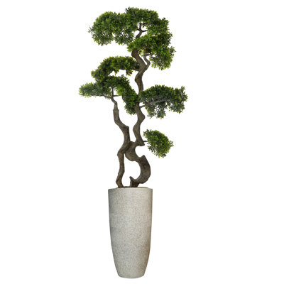 Panama 21" Artificial Bonsai Tree in Planter