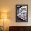 Art mural sur toile noir et rose-133519177
