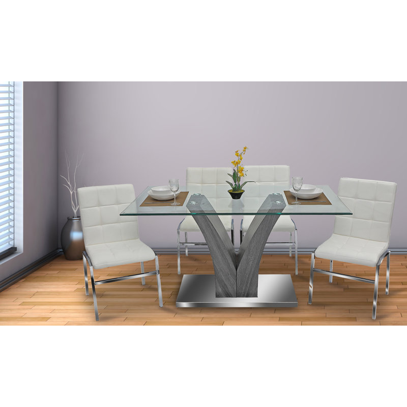 Ensemble repas pour 4 personnes Sosa, Blanc