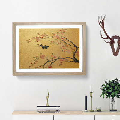 Flying Bird by Cui Bai - Framed Print