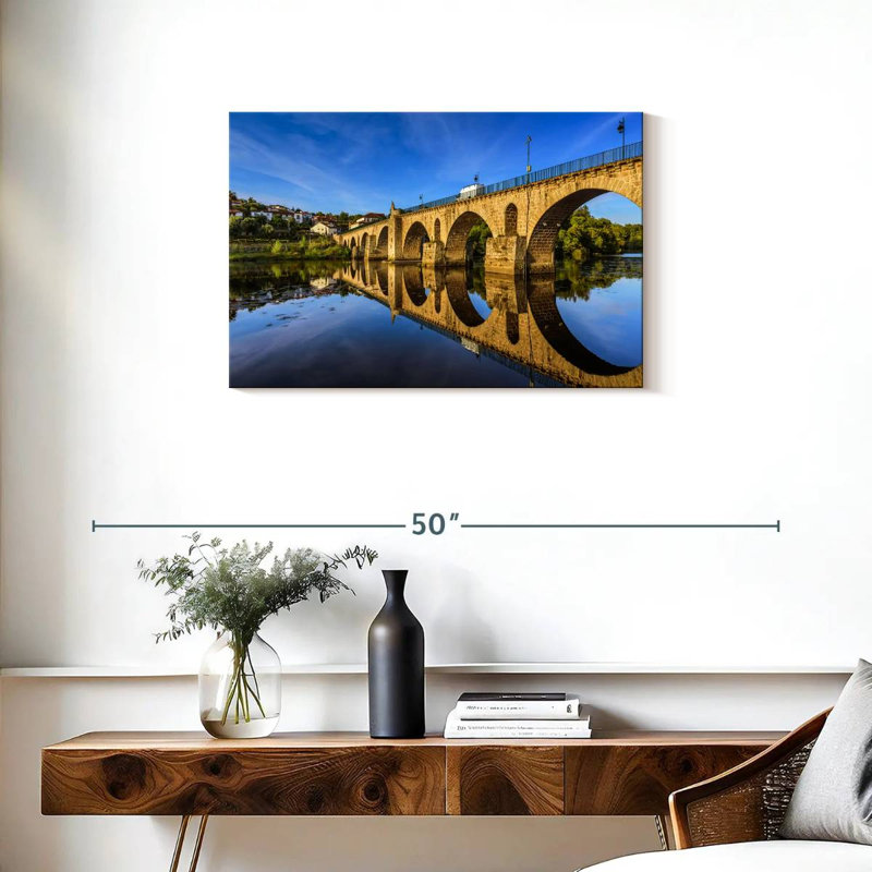 Ponte Da Barca Bridge, 20" H x 30" W