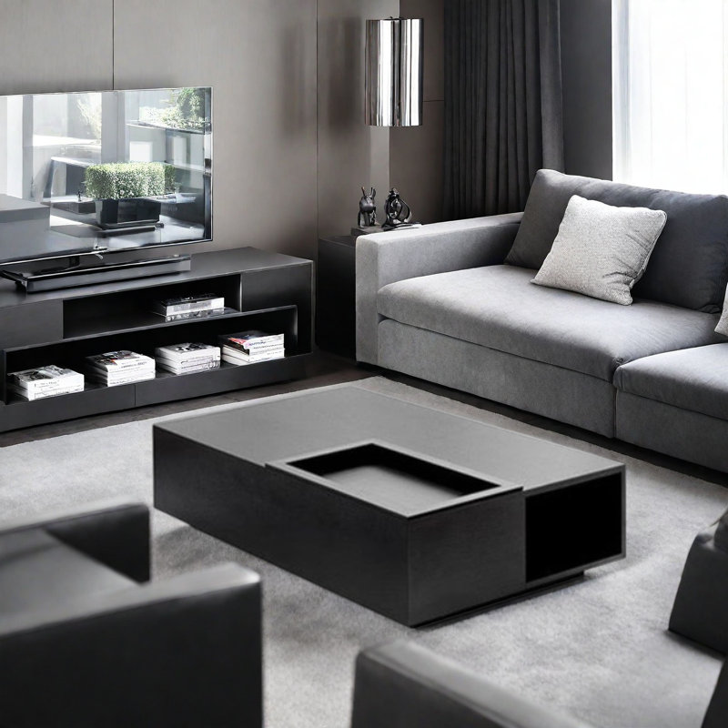 Table basse Nordic, H 13,8 po x L 47,2 po x l 23,6 po