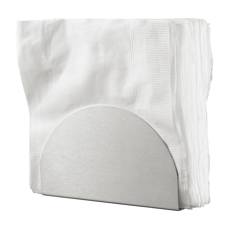 Stainless Steel No Mounting / Installation Required Napkin Holder