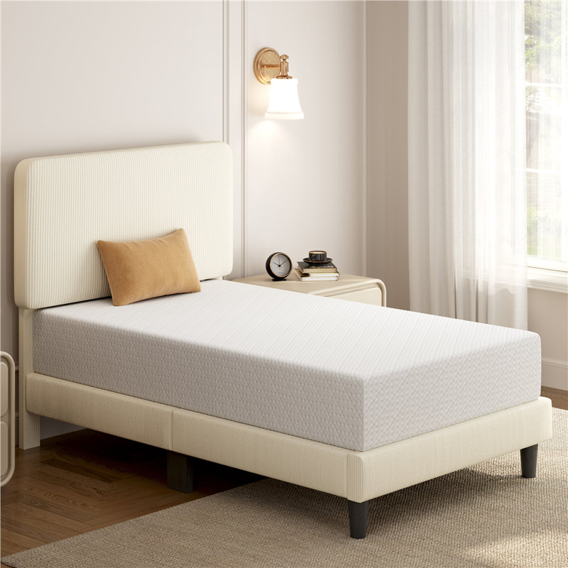 Matelas en mousse à mémoire de forme moderne avec 3 couches de mousse, Lit simple
