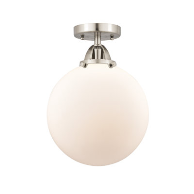 Alphonsa Glass Semi Flush Mount