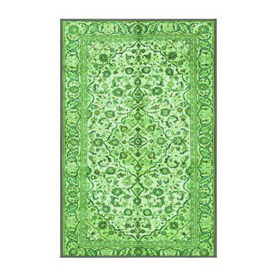 Mesiah Washable Oriental Indoor Rug