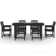 Reata Rectangular 6 - Person 66.9'' L Outdoor Dining Set with 6 Chairs