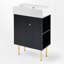 Ensemble de meuble-lavabo simple 21,6 po avec plateau en céramique-55531530-61475228
