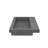 NativeStone Handcrafted Concrete 36" Trough Bathroom Sink-41083345-37742375