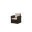 Ensemble de conversation pour 4 personnes avec coussins Kirksey