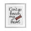 «Don't Go Bacon My Heart», reproduction sous verre, conception de Susan Ball-897908294-897908289