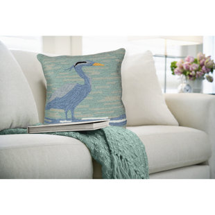  Blue Heron Lake Throw Pillow
