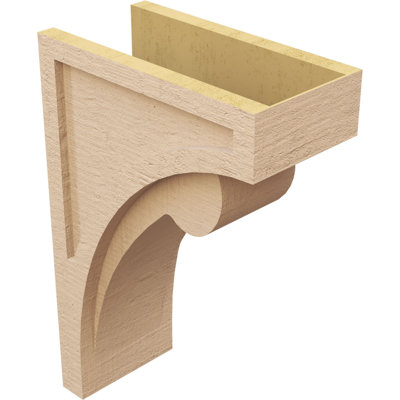 Bois de cèdre brut Viola TimberThane Corbel, apprêté brun clair