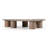 Jaworski - Modern White Oak Coffee Table Set