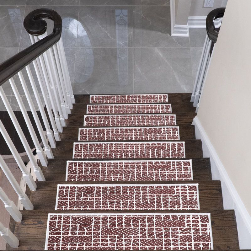 Tapis d'escalier Hudson, Marron, 10
