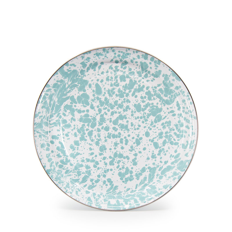 Swirl Tray, Sea Glass, Small 12.5" Tray