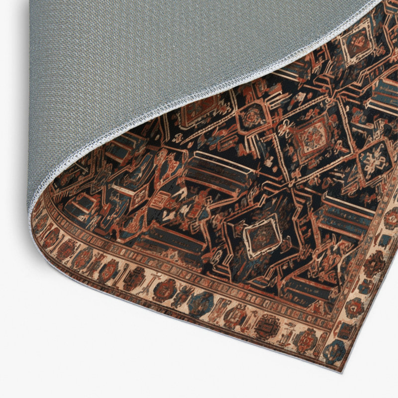 ArtDeco Brown Indoor and Outdoor Area Rug, Rectangle 2' x 3'