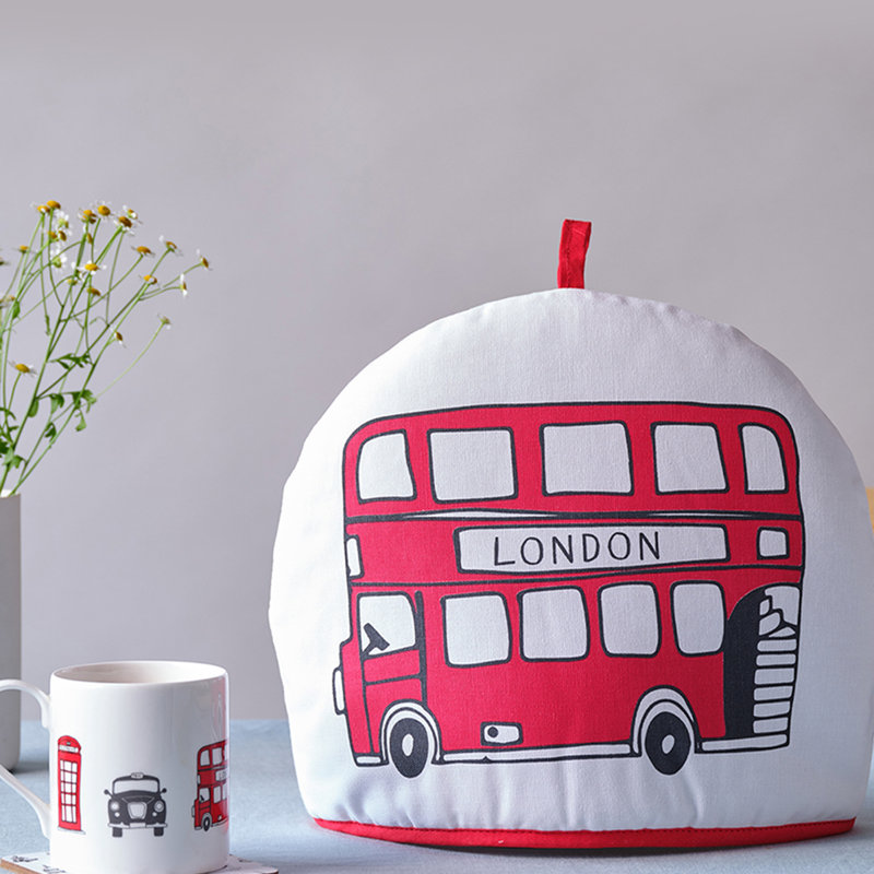 Victoria Eggs London Bus Cotton Tea Cosy 35 x 27cm