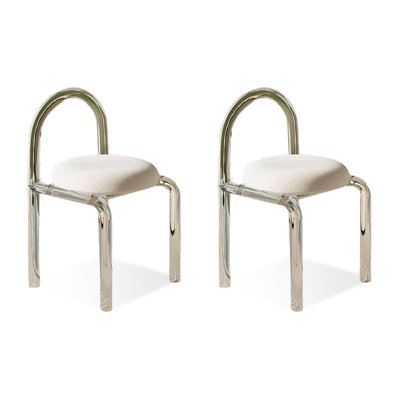 Ensemble de 2 chaises d'appoint Modern Modern
