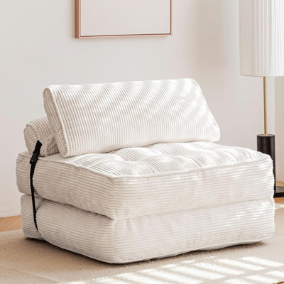 Boneless Folding Sofa Bed, Convertible Chair Bed For Adults Home Lounge And Gaming, Comfortable Stylish Design For Apartment Bedroom Living Room