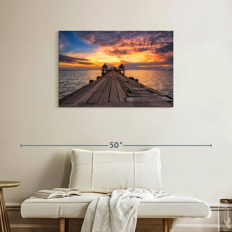 Alvord Pattaya Twilight Pier, H 24 po x l 36 po