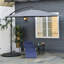 Parasol en porte-à-faux 117,6 po Dowd-378870970